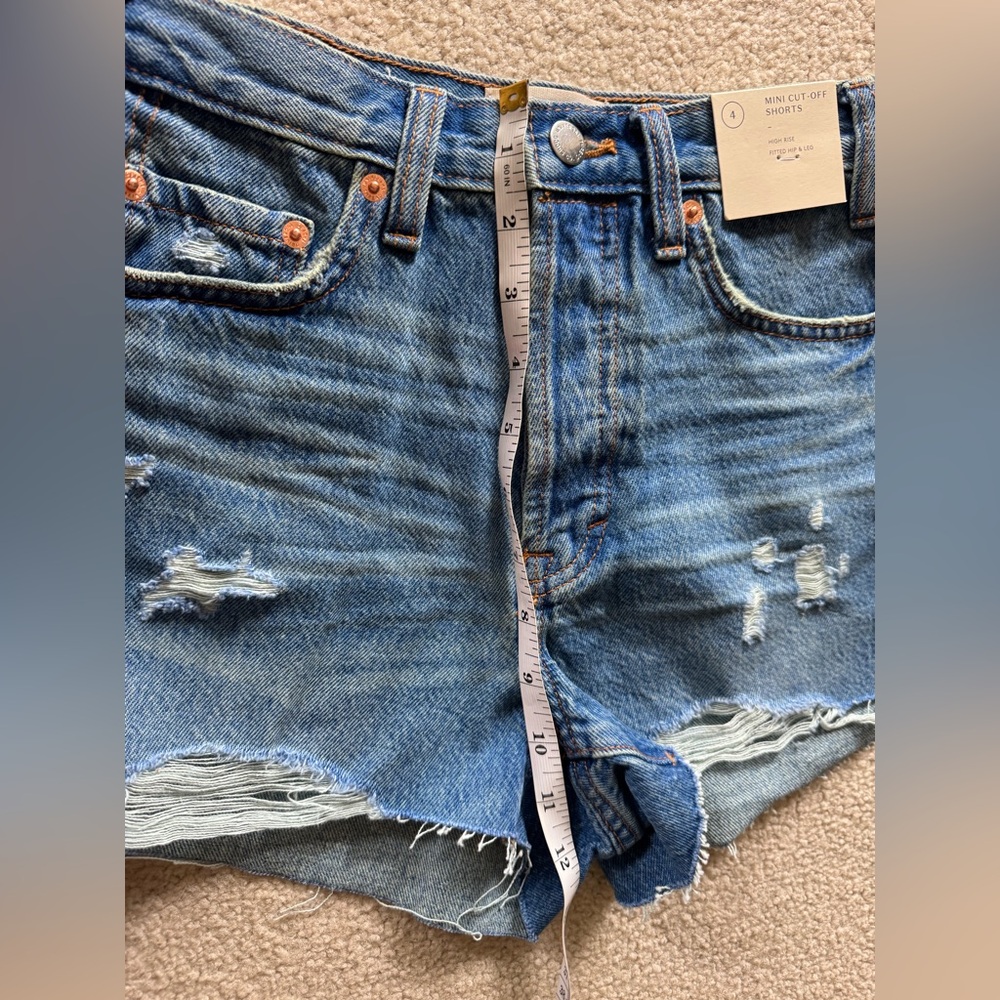 Universal Thread™ ~High Rise Mini Cut Off Shorts Size 4 New - Picture 11 of 11